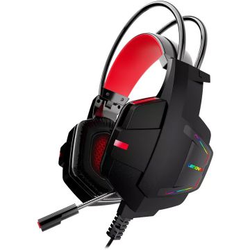 Lenovo Casti Gaming Lenovo HU85, USB 2.0, Microfon, Negre PTM7C02879