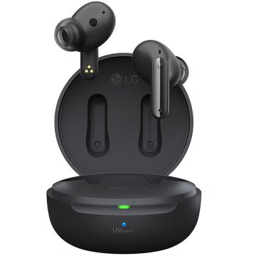 Lg Casti Audio In-Ear LG TONE Free FP8, True Wireless, Active Noise Cancelling, Bluetooth, UV Nano, Negru