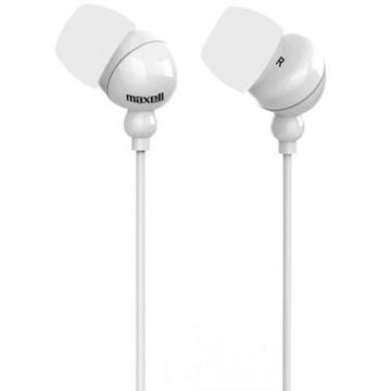 MAXELL Căști Maxell Plugz Ear Bud, albe
