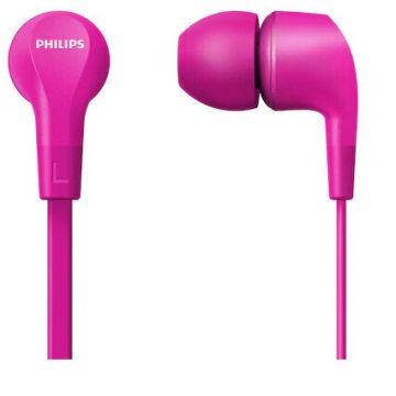 Philips Casti Audio In-Ear Philips, cu fir, Microfon, Roz