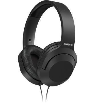 Philips Casti Audio Over-Ear Philips, TAH2005BK/00, cu fir, Negru