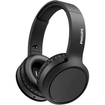 Philips Casti audio over the ear Philips TAH5205BK/00, Bluetooth, autonomie 29 ore, negru