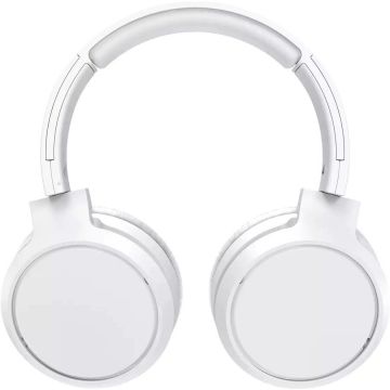 Philips Casti Audio Over the ear Philips, TAH5205WT/00, Bluetooth, Autonomie 29h, alb
