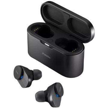 Philips Casti audio true wireless Philips Fidelio T1BK/00, Negru