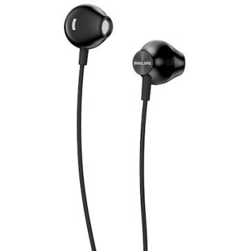 Philips Casti in-ear Philips TAUE100BK/00, lungime cablu 1m, negru