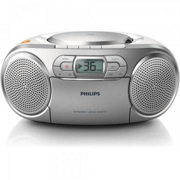 Philips Philips Microsistem audio Philips AZ127/12, 2W, CD+caseta