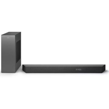 Philips Soundbar Philips TAB8507B/10, 3.1ch, 300W, Dolby Atmos, Subwoofer Wireless, Negru