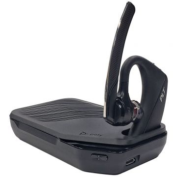 POLY Casca Bluetooth Poly Voyager 5200 UC, carcasa, Negru