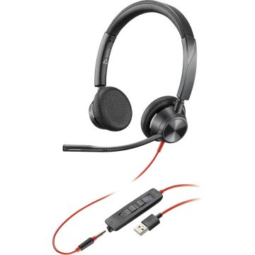 POLY Casti Call Center Plantronics Blackwire BW3325-M, Unitate Apel, USB, Negre 214016-01