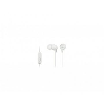 Sony Casti Sony MDR-EX15AP, Frecventa (Hz) 8 - 22.000, cu microfon pentru smartphone, elemente intraauric