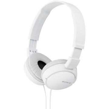 Sony Casti Sony MDRZX110W, tip DJ, Alb