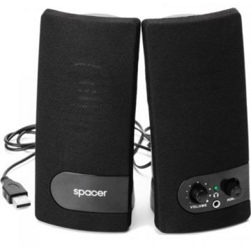 spacer Boxe Spacer SPB-216 2.0, USB, Negru