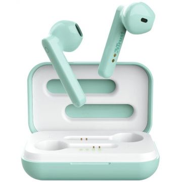 Trust Casti Trust Primo Touch, Bluetooth fara fir, Microfon,  Mint