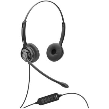 AXTEL Casti cu microfon Axtel MS2 duo NC USB Negre axh-ms2d