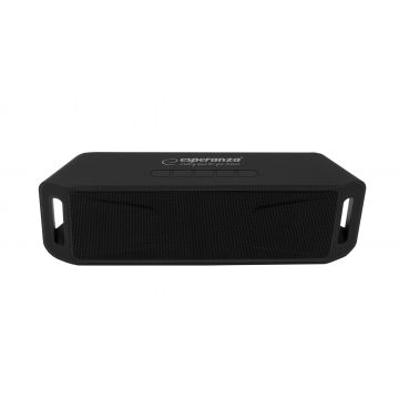 Boxa portabila Bluetooth cu radio FM incorporat, 6 W, 800mAh, microUSB, negru