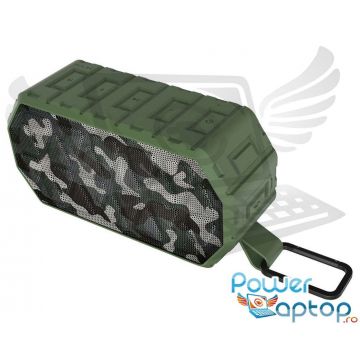 Boxa Portabila Bluetooth X8 Verde Camuflaj Rezistenta la apa