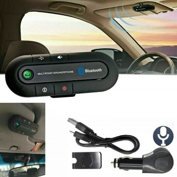 Car kit handsfree N1, Bluetooth + EDR, Multipoint 2 dispozitive, Autonomie mare