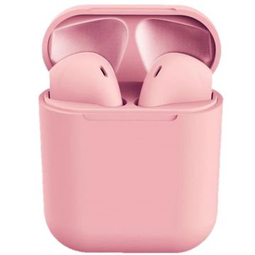 Casti wireless audio EVO Buds Inpods 12, Bluetooth 5.0, Touch, Pink