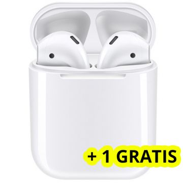 Casti bluetooth wireless EVO Buds, Bluetooth 5.0, Touch, White + 1 GRATIS