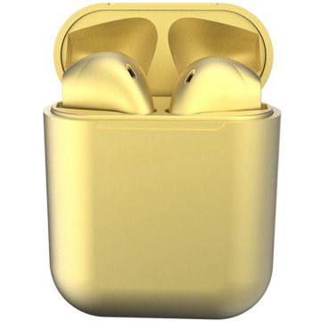 Casti bluetooth wireless EVO Buds, Bluetooth 5.0, Touch, Yellow