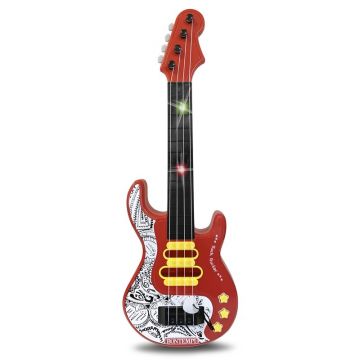 Chitara electronica rock, Bontempi, Alimentare cu baterii tip AA 1,5V, 3+, Multicolor