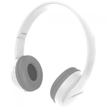 ESPERANZA Casti Stereo Esperanza Banjo EH222W, Bluetooth, Microfon, Alb ESPERANZA Casti Stereo Esperanza Banjo EH222W, Bluetooth, Microfon, Alb
