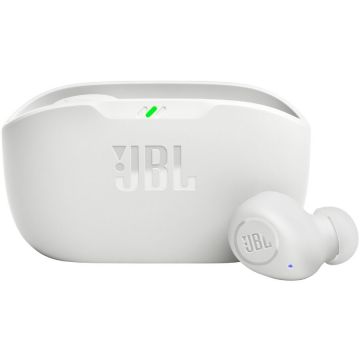 JBL Casti audio in-ear JBL Wave Buds, True Wireless, Bluetooth, Alb