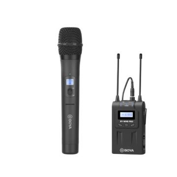 Pachet Boya WM8 PRO-K3 microfon wireless cu receiver si Cub logo