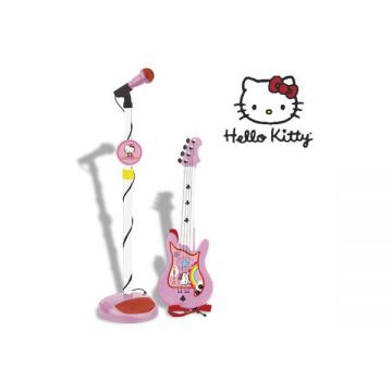 Set chitara si microfon - Hello Kitty Reig Musicales