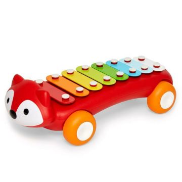 Jucarie muzicala, Skip Hop, Explore&More, Xilofon, Transformabila in jucarie de tras, Cu 8 clape si ciocanel cu loc de depozitare, Fara PVC si ftalati, 39x15x10 cm, 12 luni+, Multicolor Jucarie muzicala, Skip Hop, Explore&More, Xilofon, Transformabila in jucarie de tras, Cu 8 clape si ciocanel cu loc de depozitare, Fara PVC si ftalati, 39x15x10 cm, 12 luni+, Multicolor