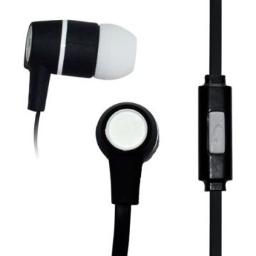 VKO VAKOSS Stereo Earphones Silicone with Microphone / Volume Control SK-214K negru