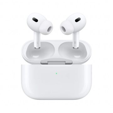 Apple Casti True Wireless Apple AirPods Pro 2 cu MagSafe Case (USB-C) 2023, Bluetooth, ANC, Wateproof IP54, Touch Control, Alb