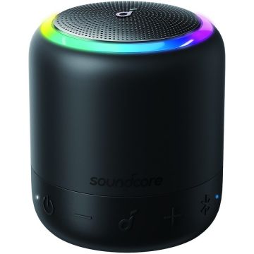 Boxa Portabila SoundCore Mini 3 Pro 6W Bluetooth 5.0 USB-C Lumini LED Negru