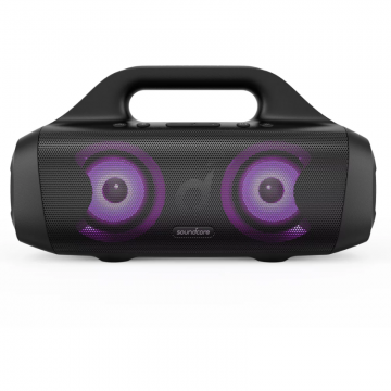 Boxa portabila Soundcore Select Pro 30W BassUp Lumini LED IPX7 Negru