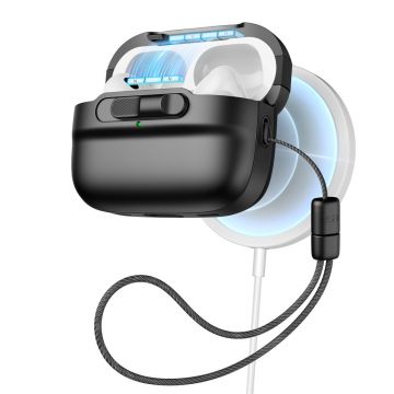 Carcasa ESR Pulse Halolock MagSafe compatibila cu Apple AirPods Pro / Pro 2 Black