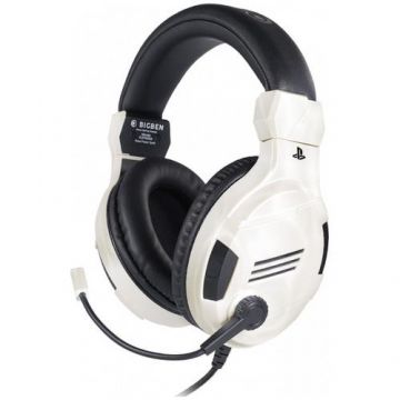 Casca Gaming Stereo BigBen Headset, Jack 3.5mm, Cablu 1.2m, Alb