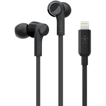 Casti Belkin In-Ear, SoundForm RockStar Lightning Black