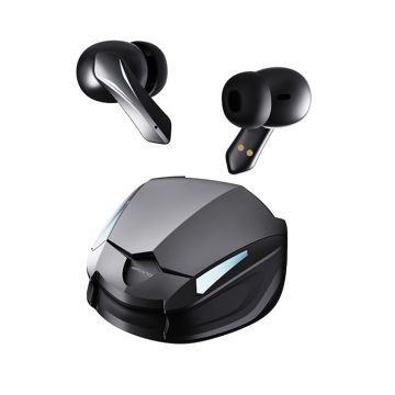 Casti Bluetooth pentru Gaming Techstar® K85, Bluetooth 5.0, Microfon, Control prin atingere, Indicator LED, Rezistente la apa, potrivite pentru jocuri video/fitness/birou, Carcasa Magnetica, Negru
