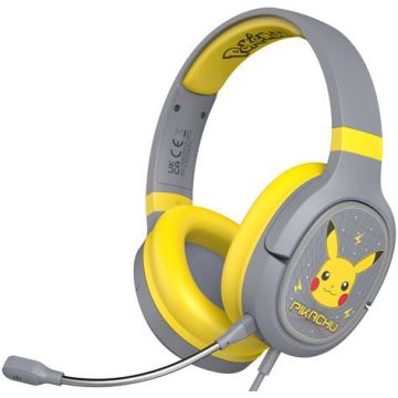 Casti Gaming OTL PRO G1 Pokemon Pikachu Grey / Yellow