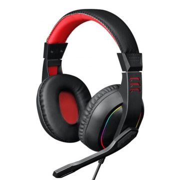 Casti Gaming Redragon Ares RGB, Negru Casti Gaming Redragon Ares RGB, Negru