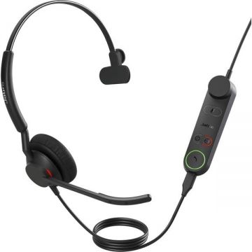 Casti Mono UC USB-A 132g Cu Fir Negru
