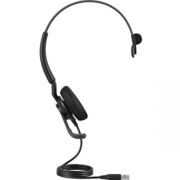 Casti Mono UC USB-A 20kHz 20mm 30mW 65g Negru Casti Mono UC USB-A 20kHz 20mm 30mW 65g Negru
