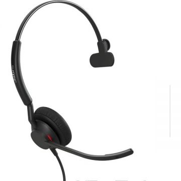 Casti Mono UC USB-A Unilateral 20kHz Cablu 1.6m 45g Negru