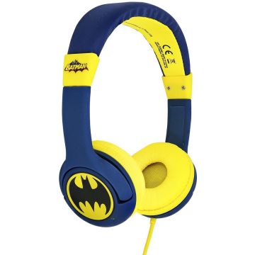 Casti pentru copii OTL Batman Crusader Blue Yellow Casti pentru copii OTL Batman Crusader Blue Yellow