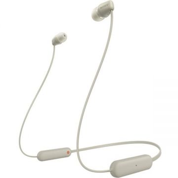 Casti Bluetooth USB-C 20g Clasa Protectie IPX4 Bej