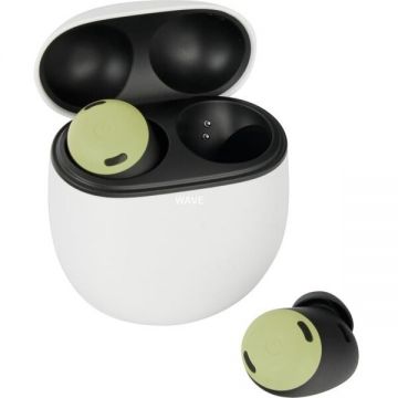 Casti Telefon Stereo Bluetooth Wireless ANC USB-C 11mm Clasa Protectie IPX4 Functionare 7h Verde Deschis