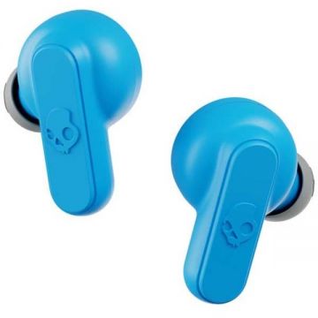 Casti Wireless Dime Light Grey Blue Casti Wireless Dime Light Grey Blue
