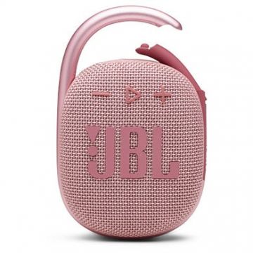 JBL Boxa JBL Clip 4, Bluetooth ,Rezistent la apă, Rezistent la praf, Roz