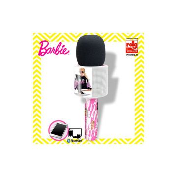 Microfon cu conexiune bluetooth Barbie