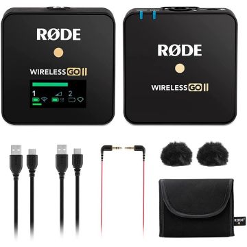 Rode Microphones Wireless GO II SINGLE, microphone (black, USB-C) Rode Microphones Wireless GO II SINGLE, microphone (black, USB-C)